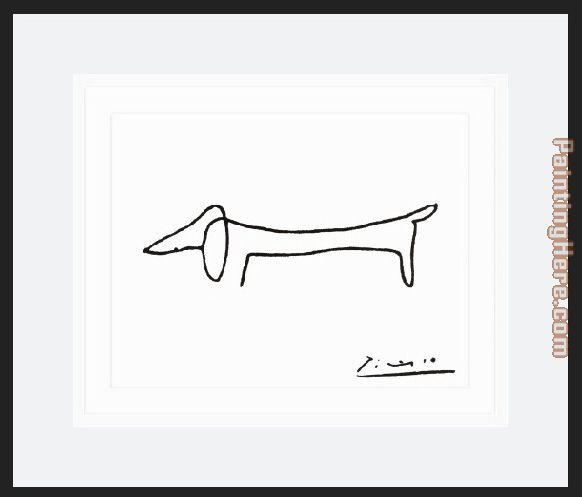 Pablo Picasso the dog